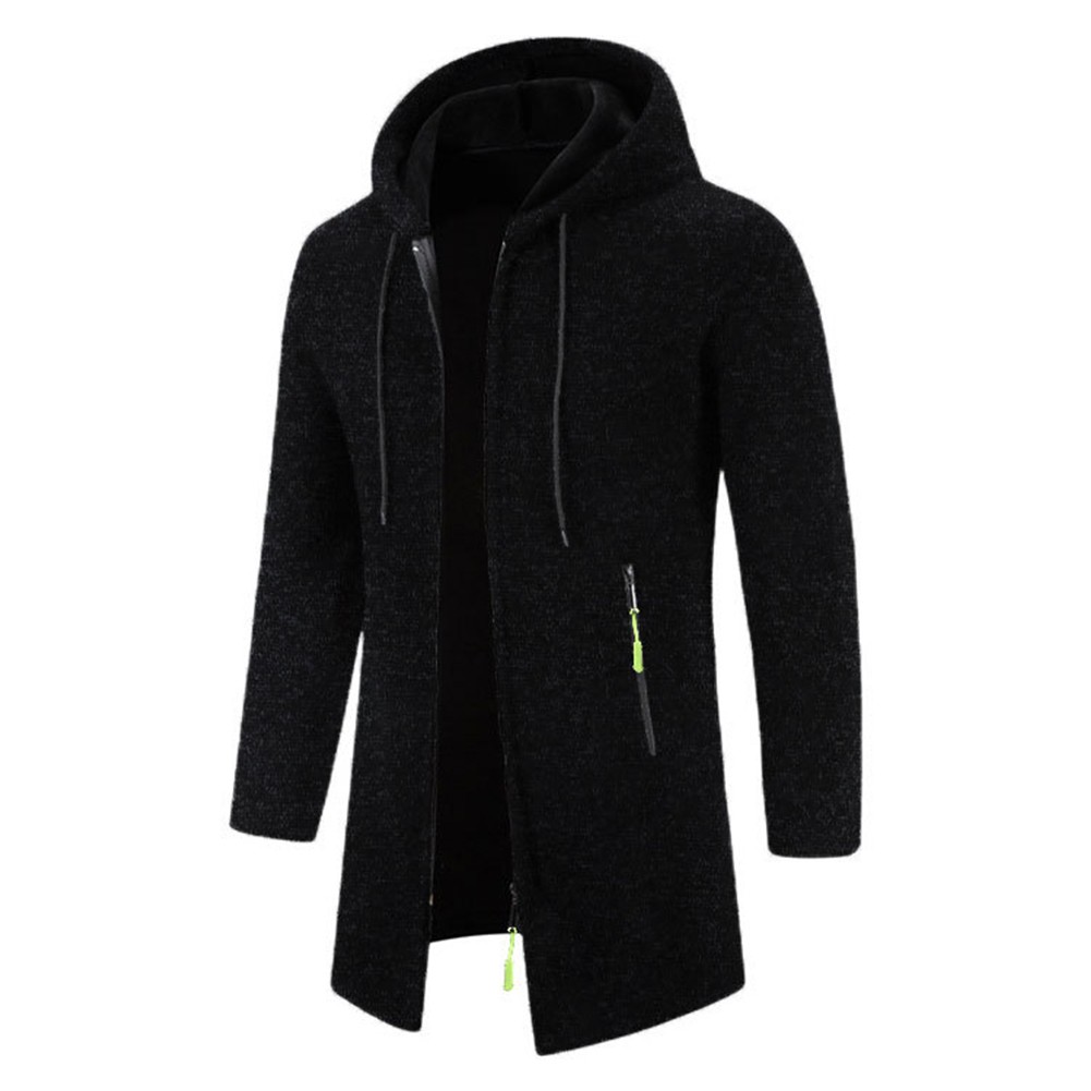 Casual Wear Hooded Overcoat Casual Outerwear Long Sleeve Design Regular Length - Picture 20 of 23