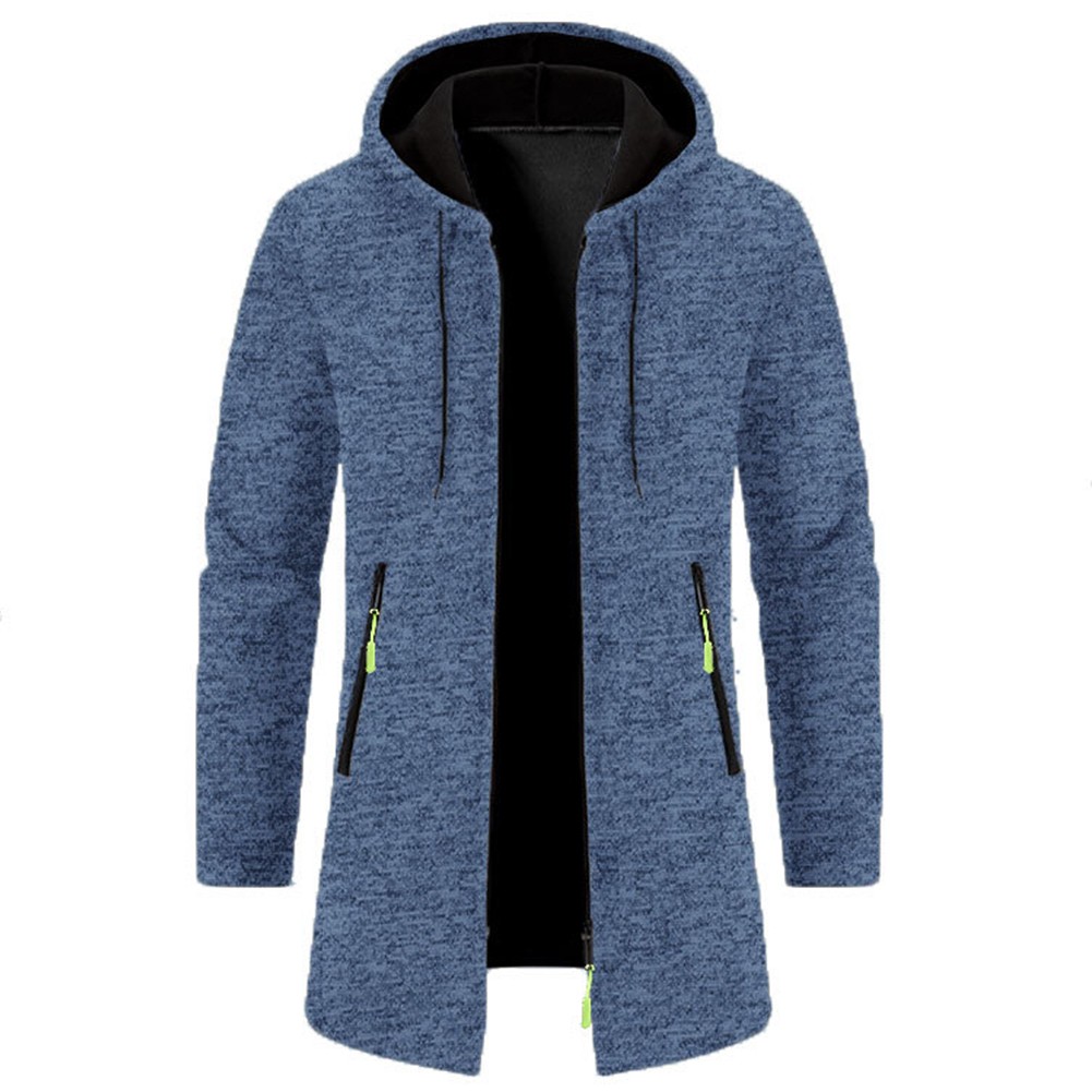 Casual Wear Hooded Overcoat Casual Outerwear Long Sleeve Design Regular Length - Picture 15 of 23