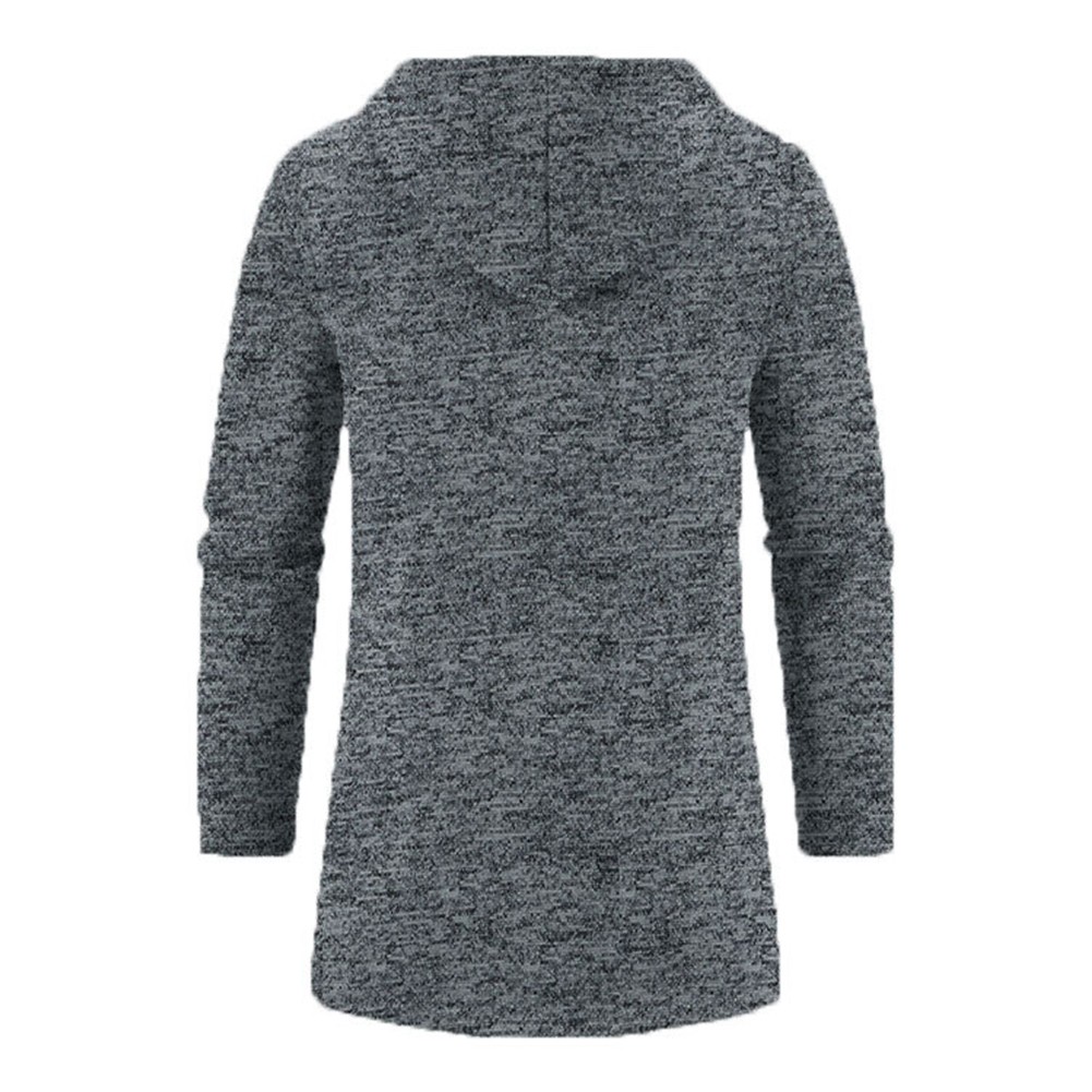 Casual Wear Hooded Overcoat Casual Outerwear Long Sleeve Design Regular Length - Picture 11 of 23