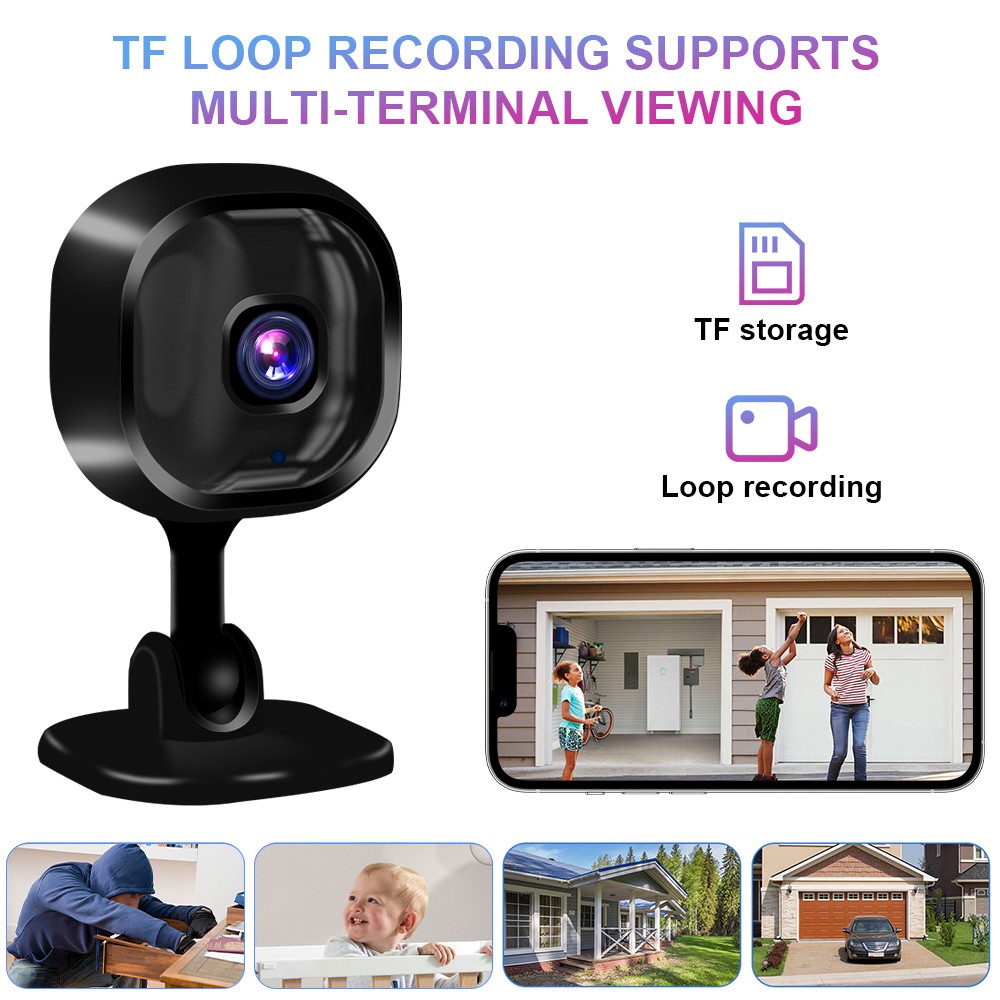 Images claires et d??taill??es 1080P HD mini cam??ra de s??curit?? IP avec visio - Photo 13/15