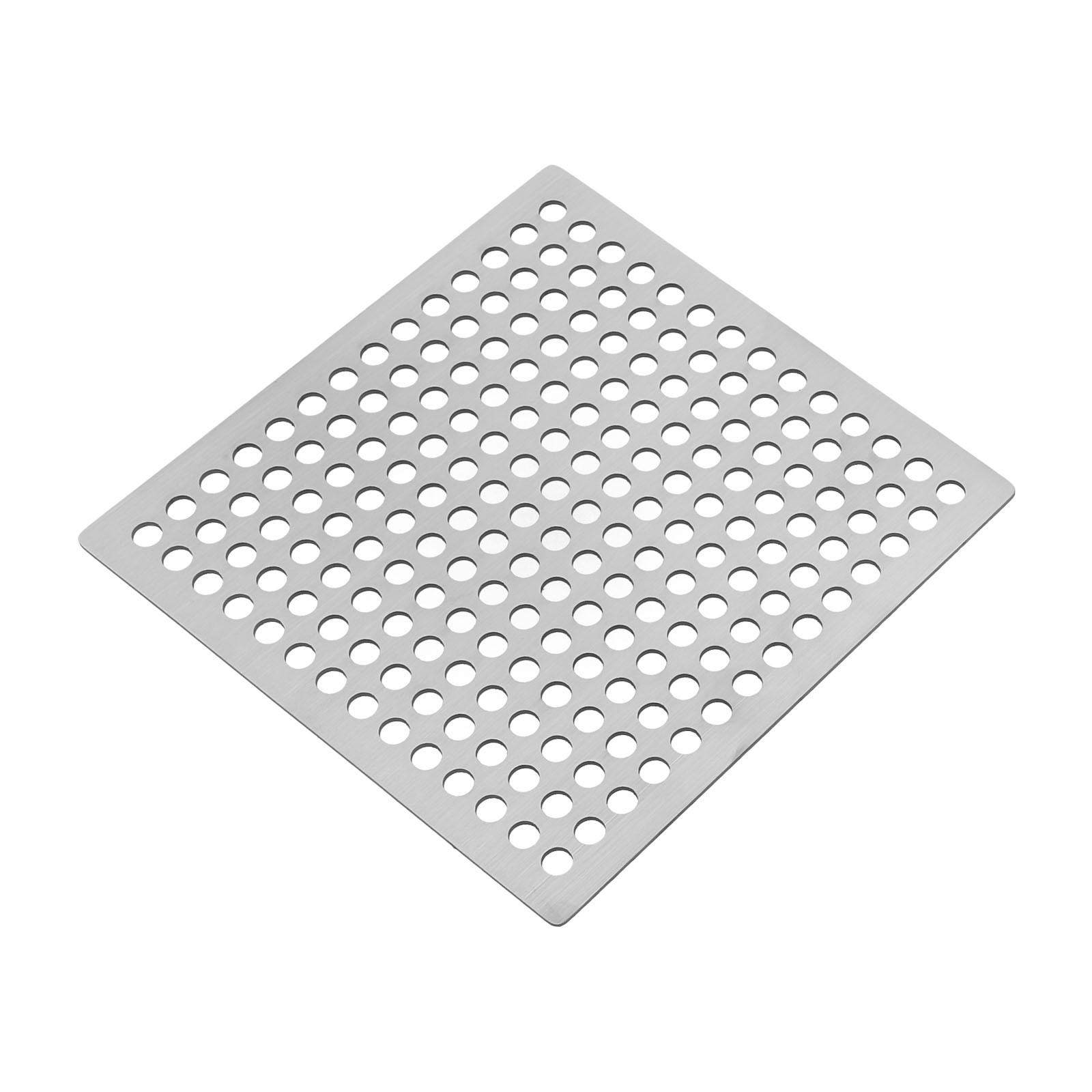 Colino per lavabo doccia bagno quadrato in acciaio inox scarico filtro capelli copri - Foto 58 di 78