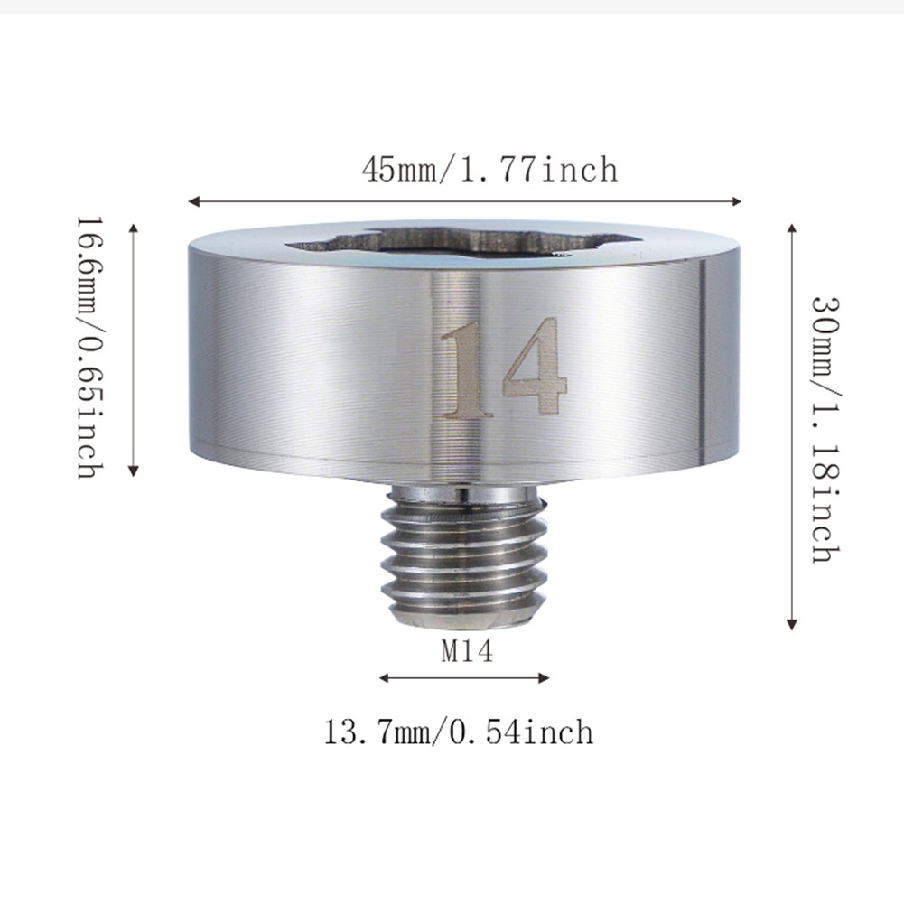 For Lock Adapter For Core Drill Bit Angle Grinder Cutting Discs Adapter M10