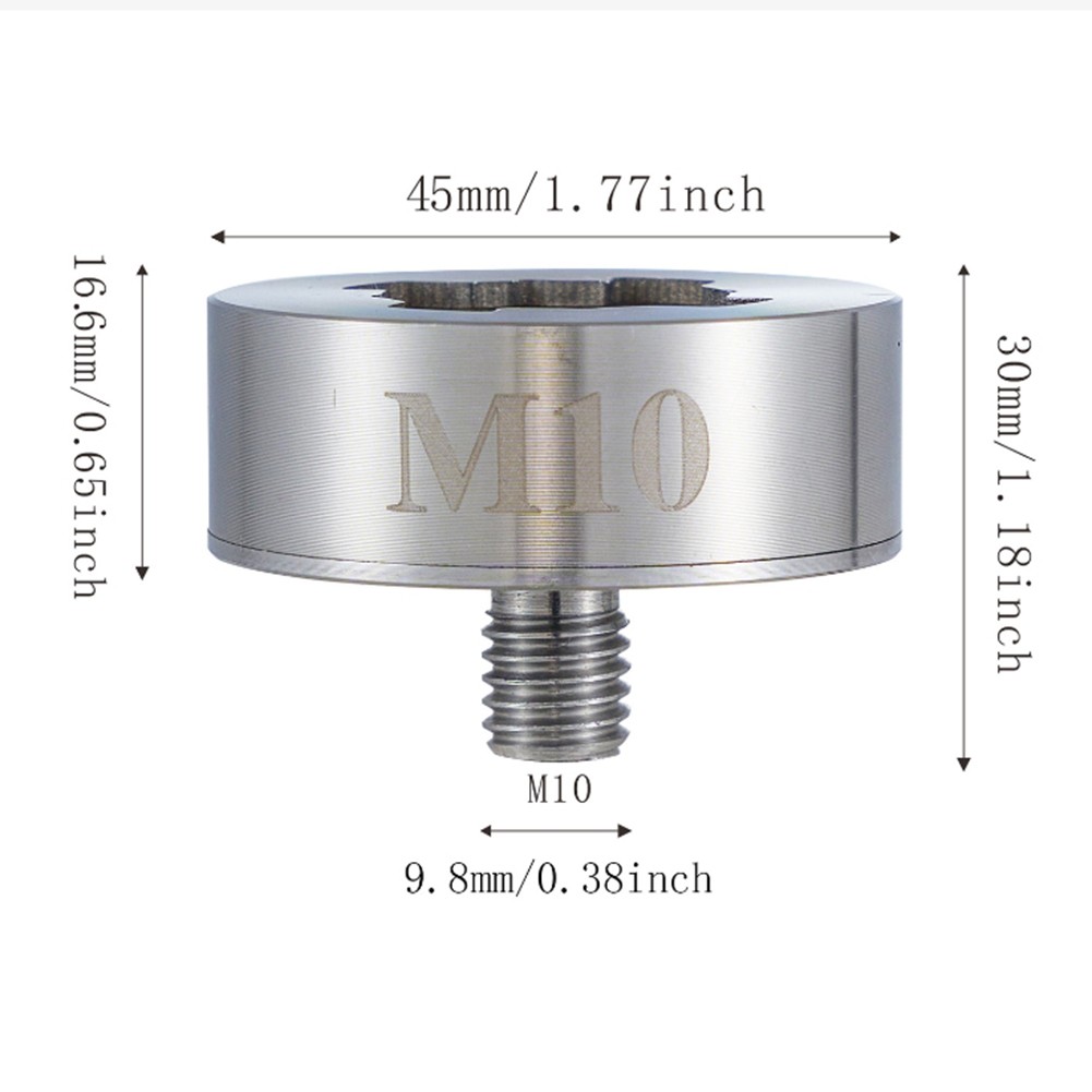 For Lock Adapter For Core Drill Bit Angle Grinder Cutting Discs Adapter M10