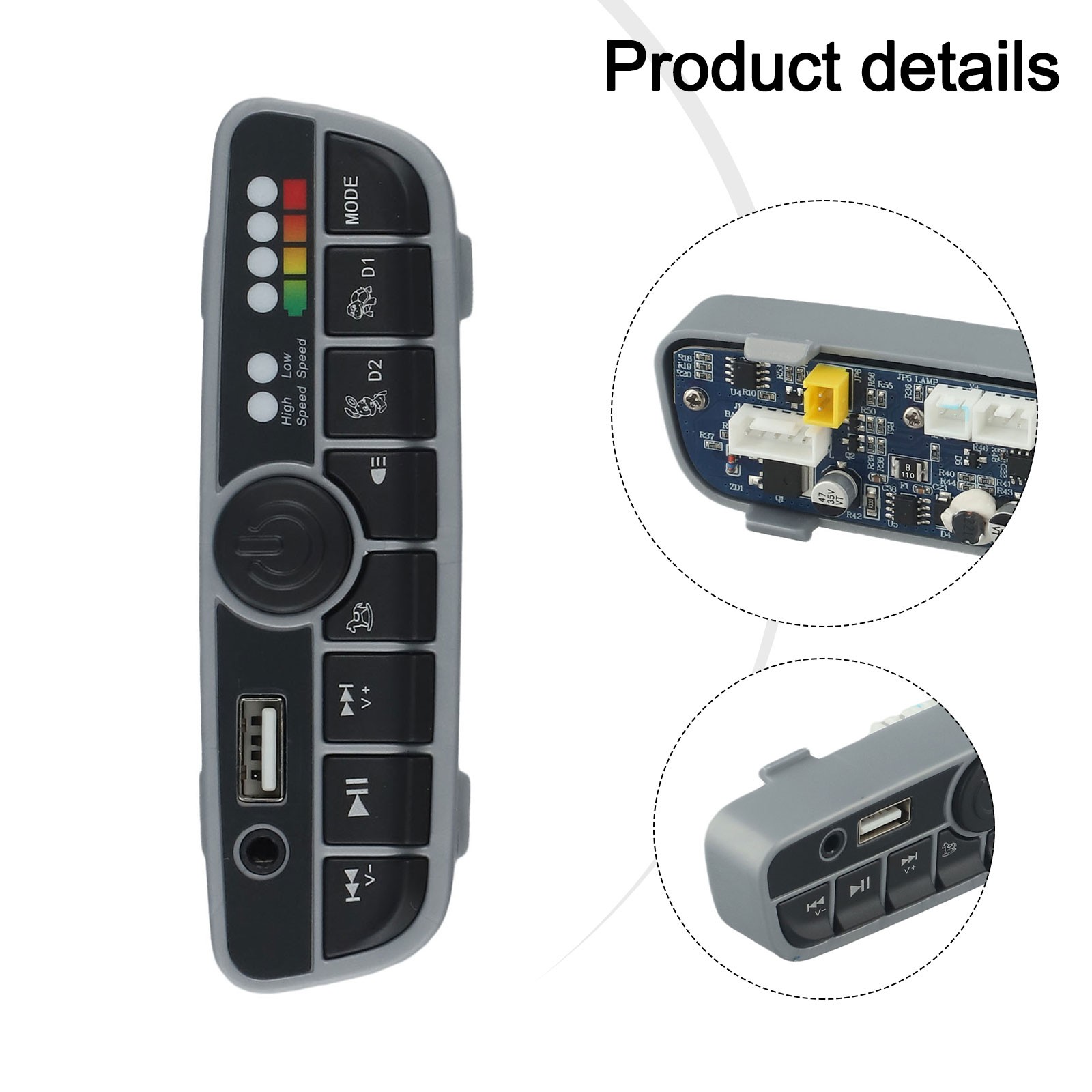 Central Control with Same Appearance as Original for Kids Electric Vehicle