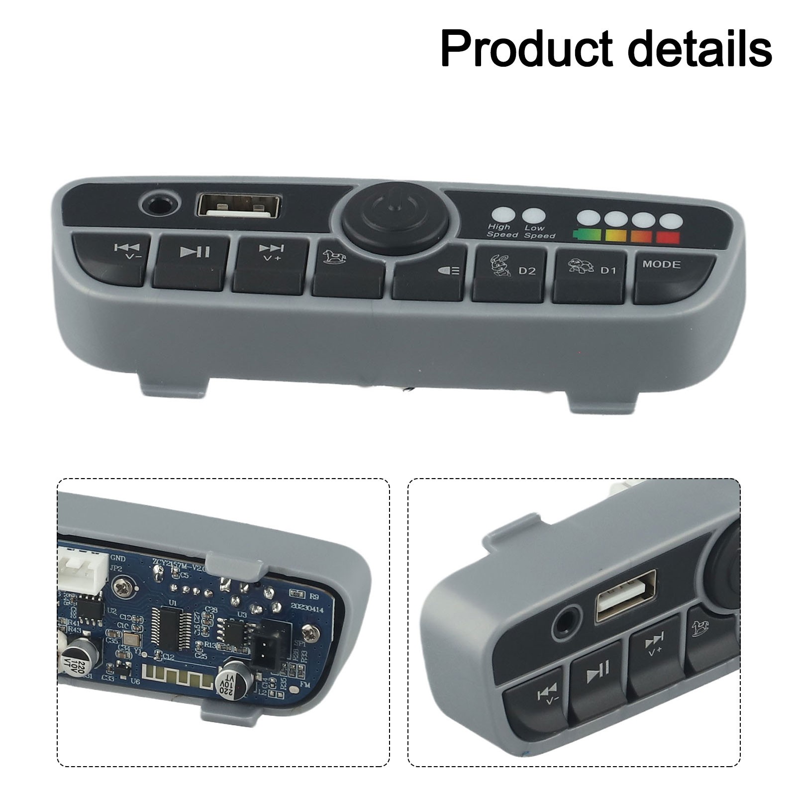 Central Control with Same Appearance as Original for Kids Electric Vehicle