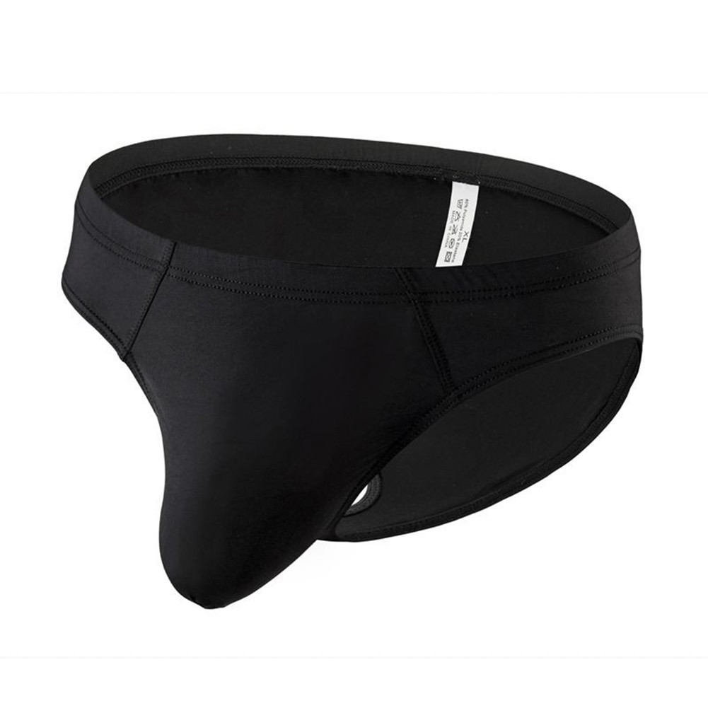 Slip Homme Lisse Taille Basse En Soie Glacée - Sous-vêtement Léger Et Sexy - Neuf Avec Étiquettes
