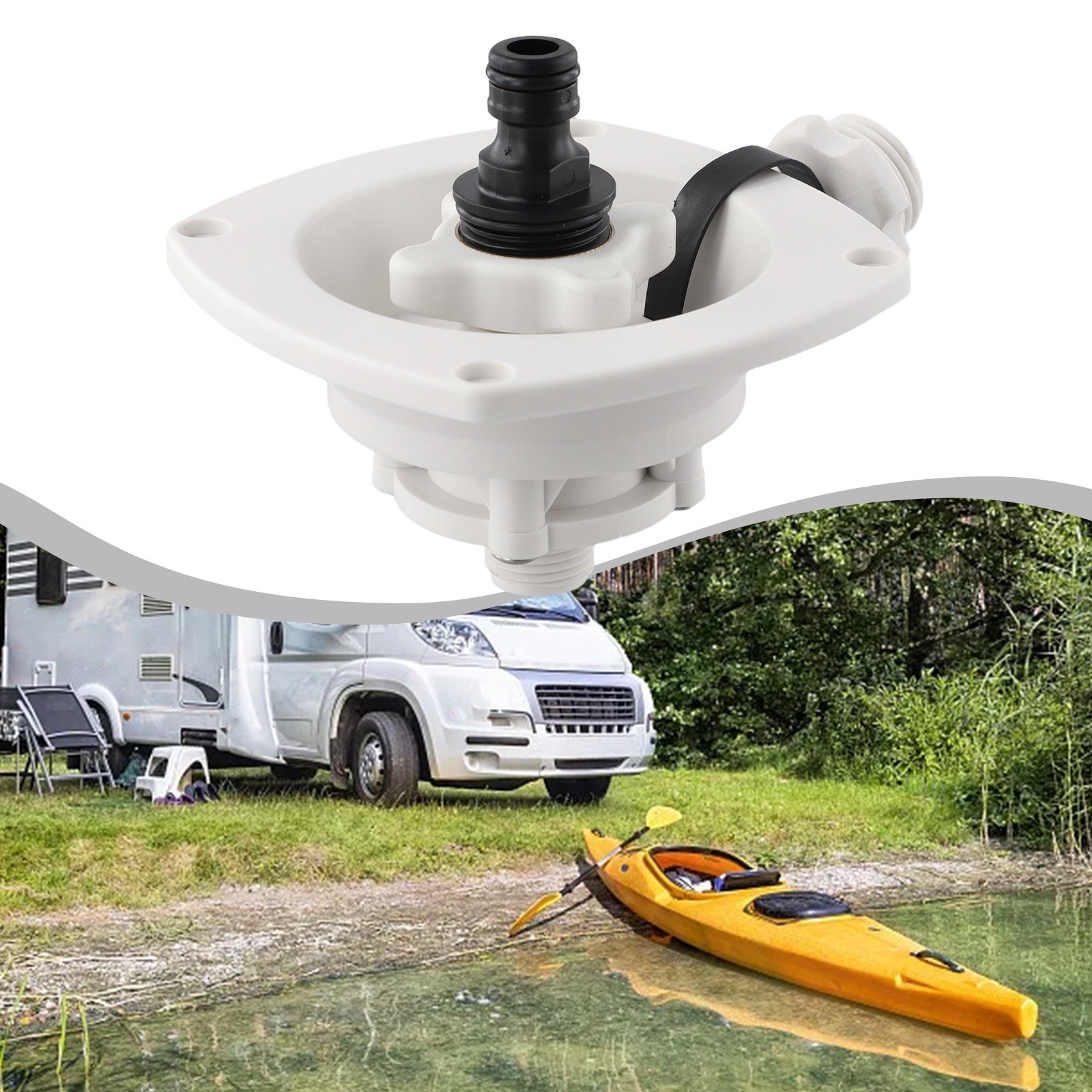 Für Wohnwagen Wassereinlass mit Druckminderer und Rückschlagventil Ausführung - Bild 29 von 36