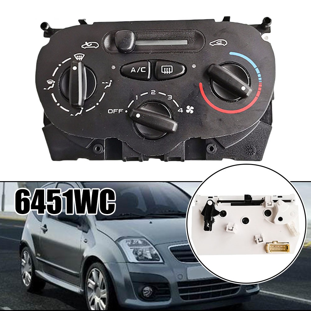 Control Switch No Drilling Required Quick Installation Car Air Conditioning