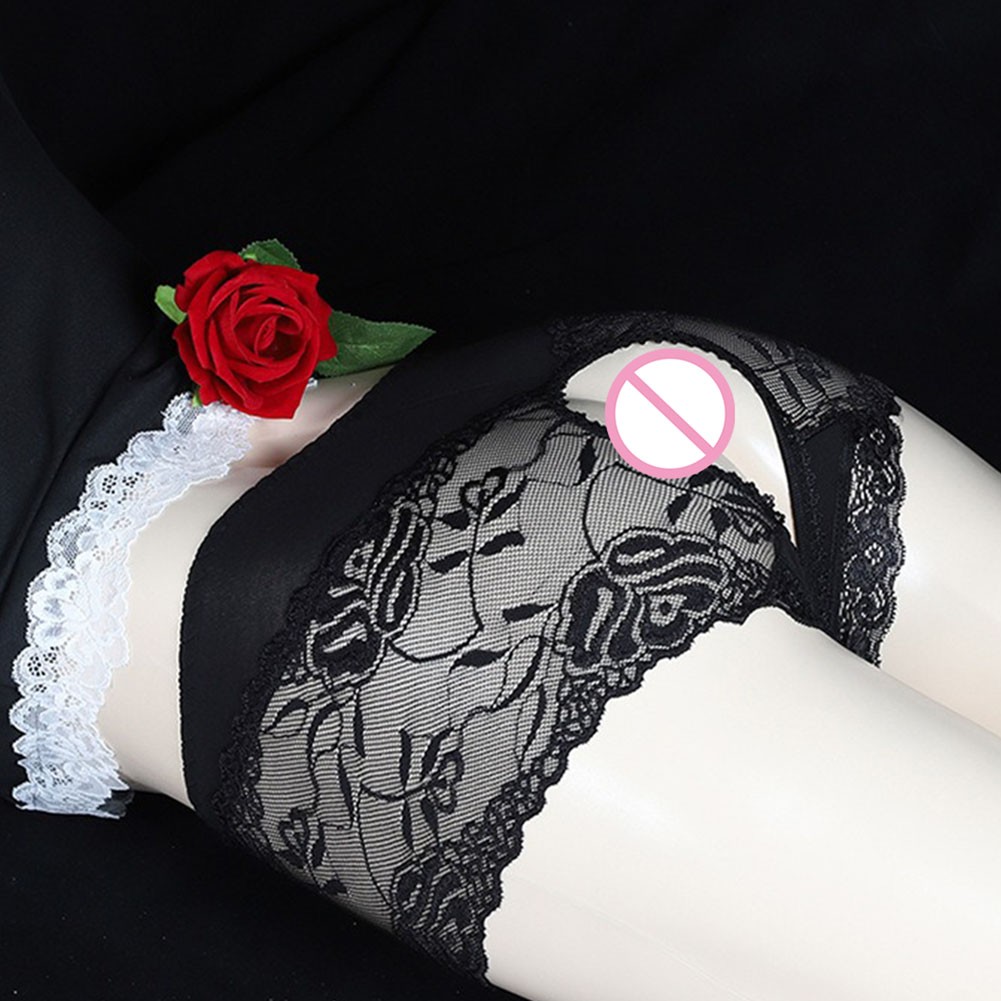 Mesh Lace Crotchless Panties for Women in Large Size Variety of Colors - Picture 21 of 32