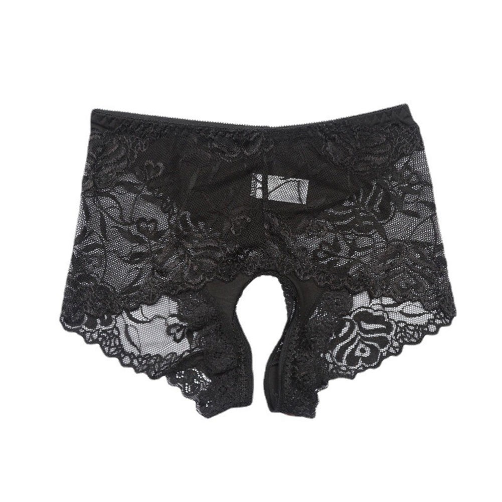 Mesh Lace Crotchless Panties for Women in Large Size Variety of Colors - Picture 20 of 32