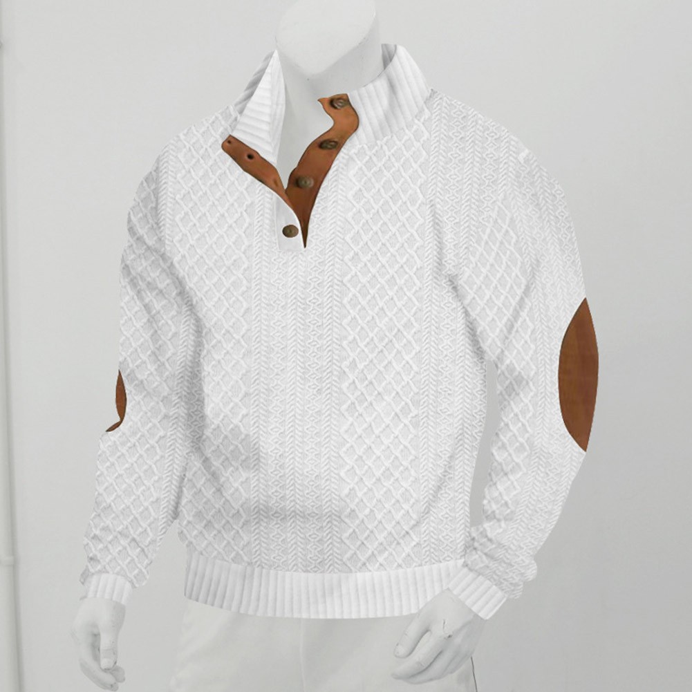 Pullover D'automne Et D'hiver tendance Pull En Maille Jacquard Pour Hommes Pour Les Fêtes