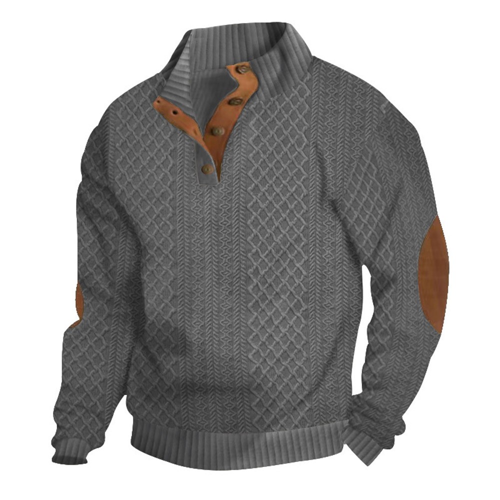 Pullover D'automne Et D'hiver Pull En Maille Jacquard Pour Hommes Pour Les en ligne Fêtes