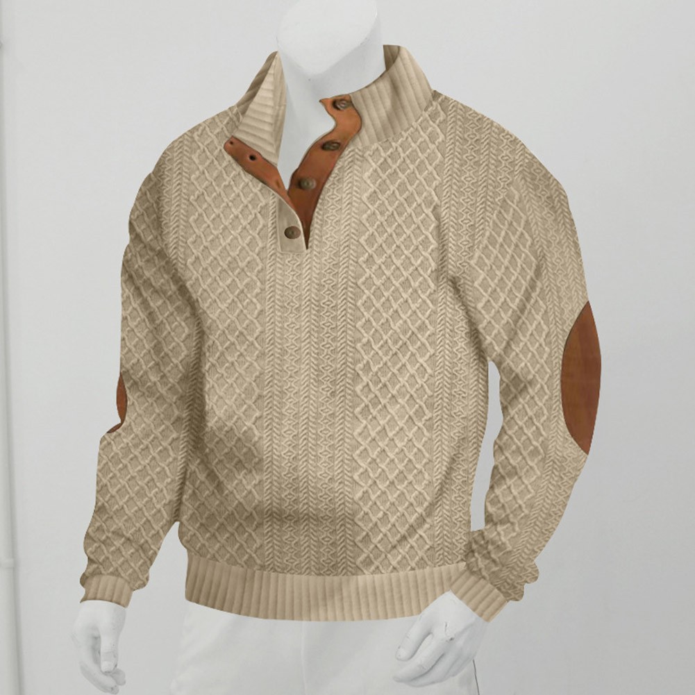 Pullover D'automne Et D'hiver Pull En Maille Jacquard Pour économies Hommes Pour Les Fêtes