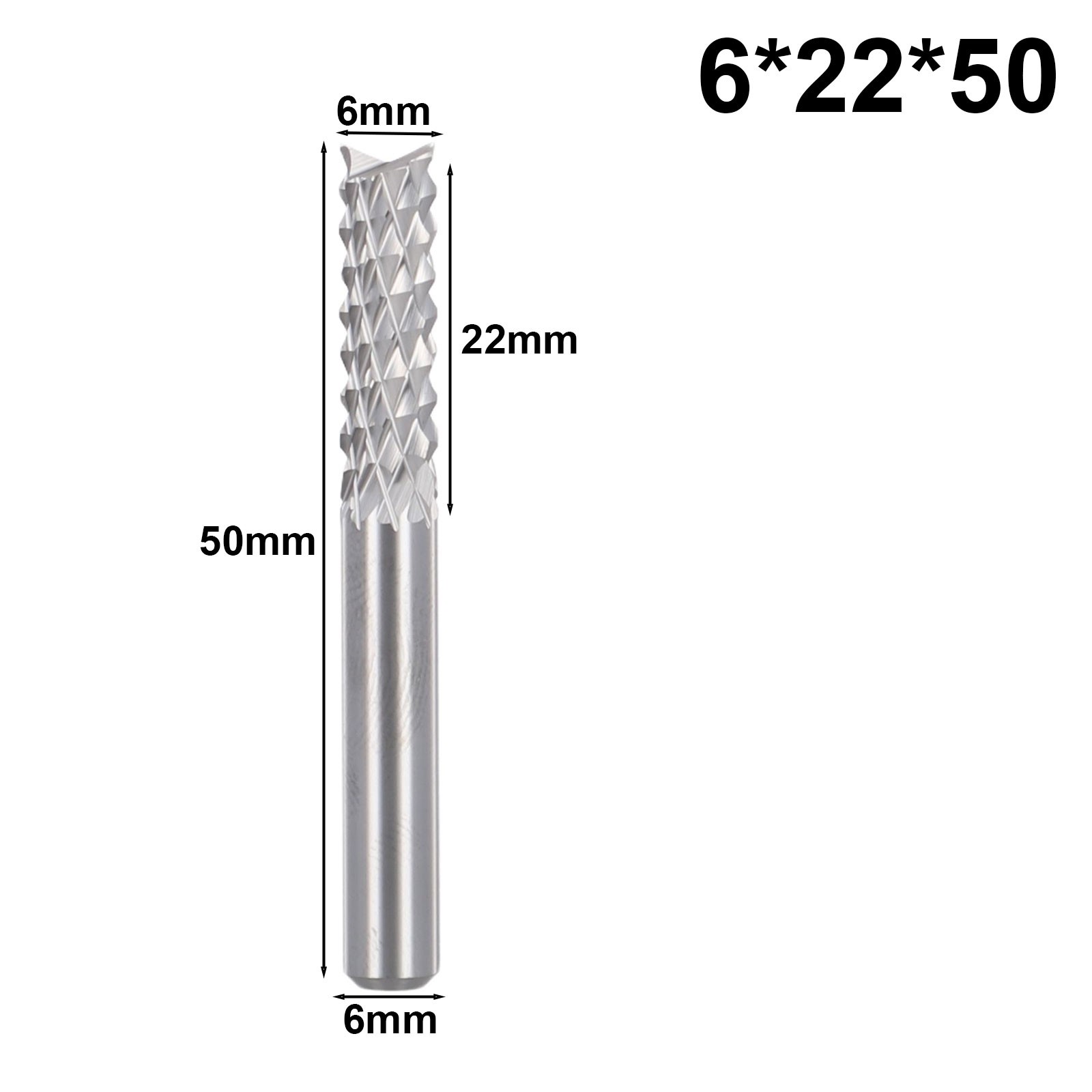 3.175/4/6mm Carbide Tungsten Milling Cutter CNC Router Bits Engraving End Mill - Picture 28 of 52