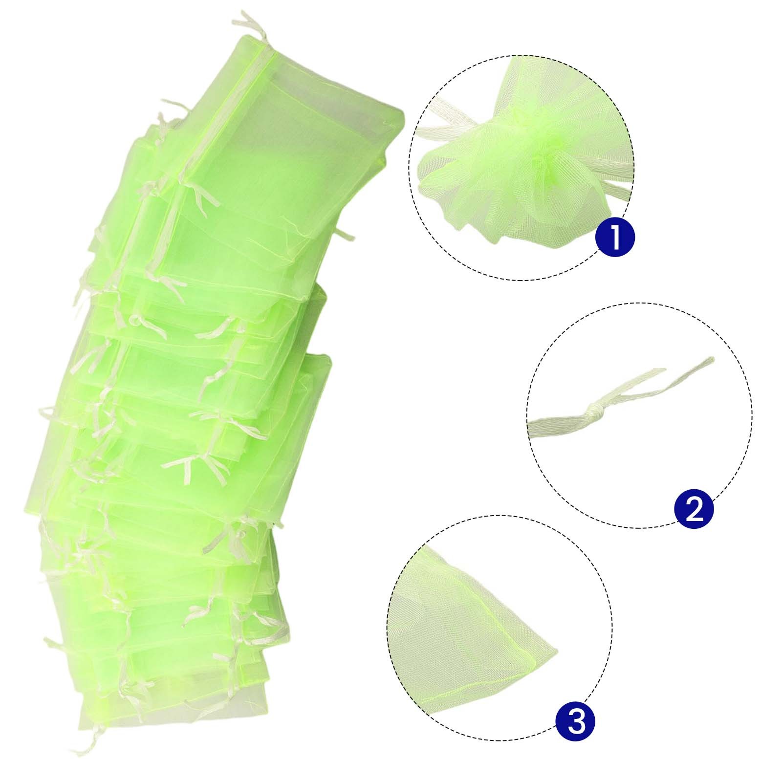 Sacs en maille cordon de serrage pratiques pour une protection des fruits sans e - Photo 37/57