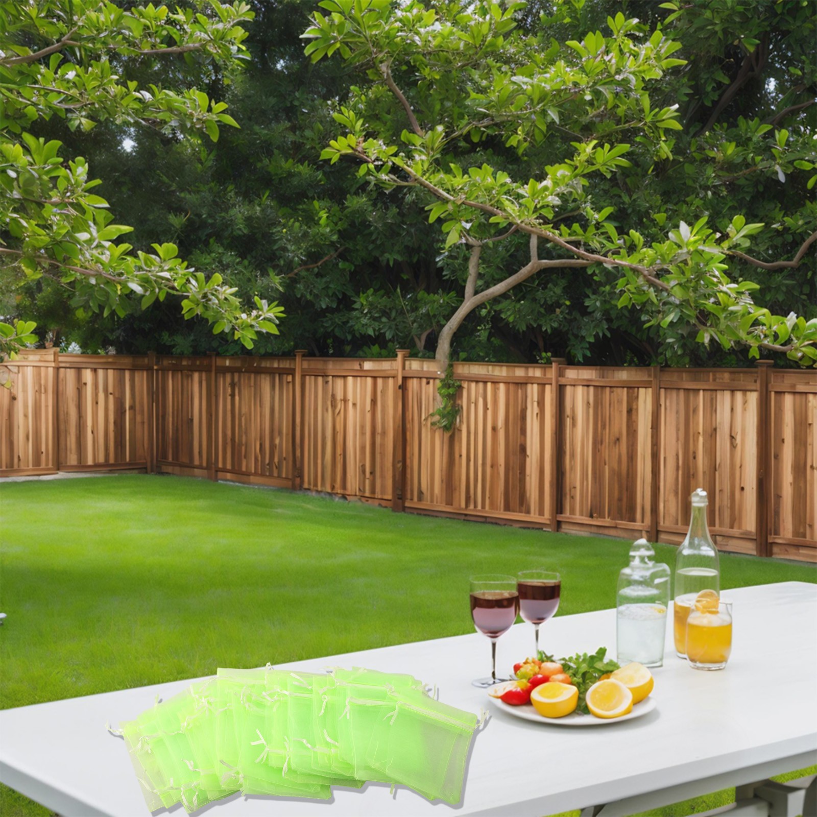 Sacs en maille cordon de serrage pratiques pour une protection des fruits sans e - Photo 36/57