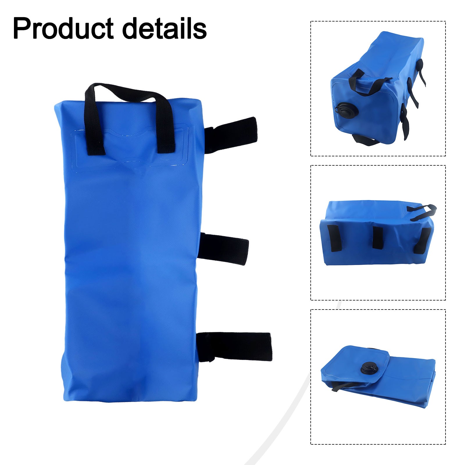 Gazebo Sac de Poids à Eau Portable Sac de Poids à économies Eau PVC Tissu Maille Stratif