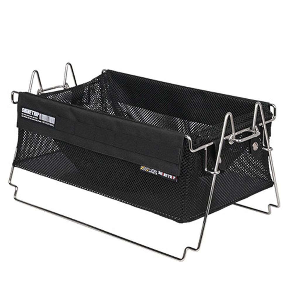 Sturdy Storage Basket for Camping Large Capacity and Portable Folding Feature