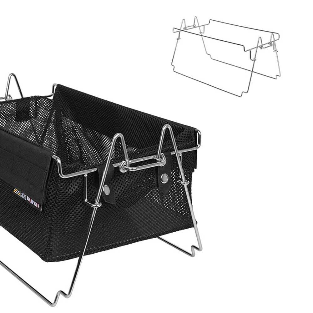 Sturdy Storage Basket for Camping Large Capacity and Portable Folding Feature