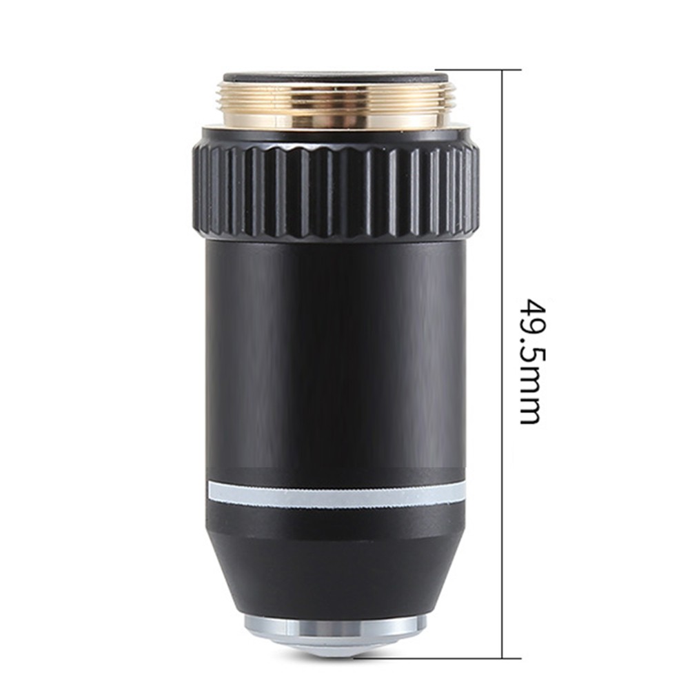 Objective Lens Set for 160mm Focal Length Biological Microscopes 4X 100X