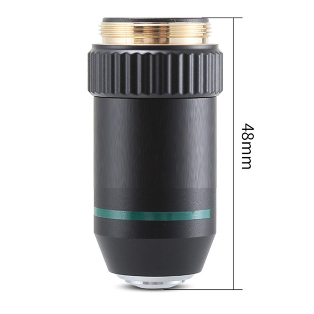 Objective Lens Set for 160mm Focal Length Biological Microscopes 4X 100X