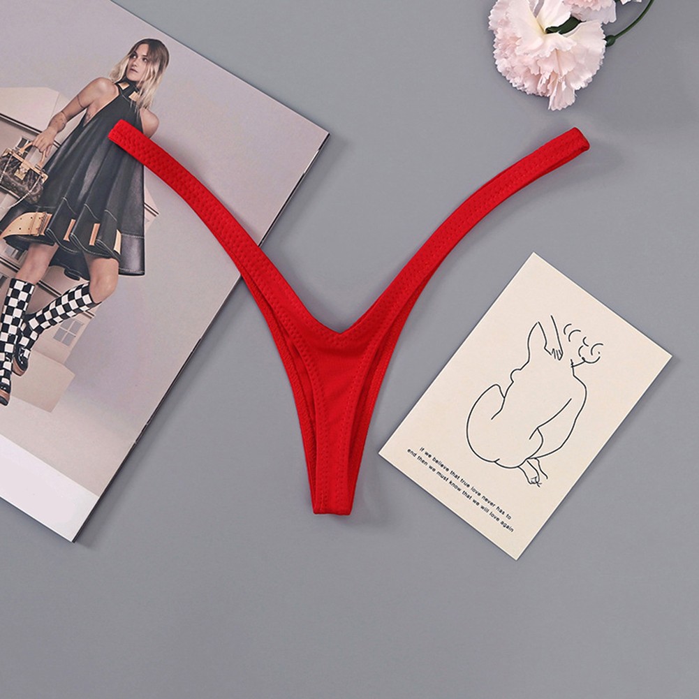 Innovative Design Women's Breathable Low Waist Thong Made of Soft Material - Picture 12 of 14