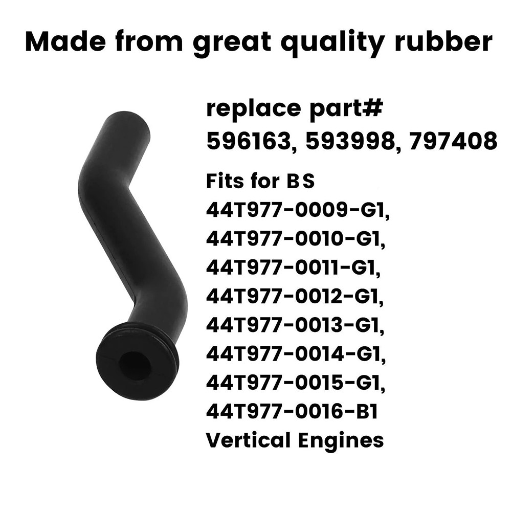 Oiling Resistant Vacuum Hose Compatible with BS Series Engines Set of 5