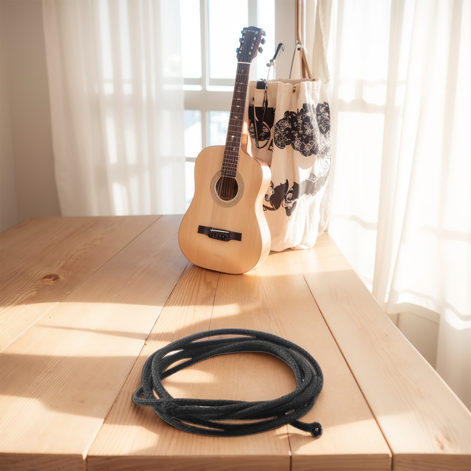 Lötfertig 1 m Vintage PushBack Gitarrenkabel mit flexiblem Litzen-Design