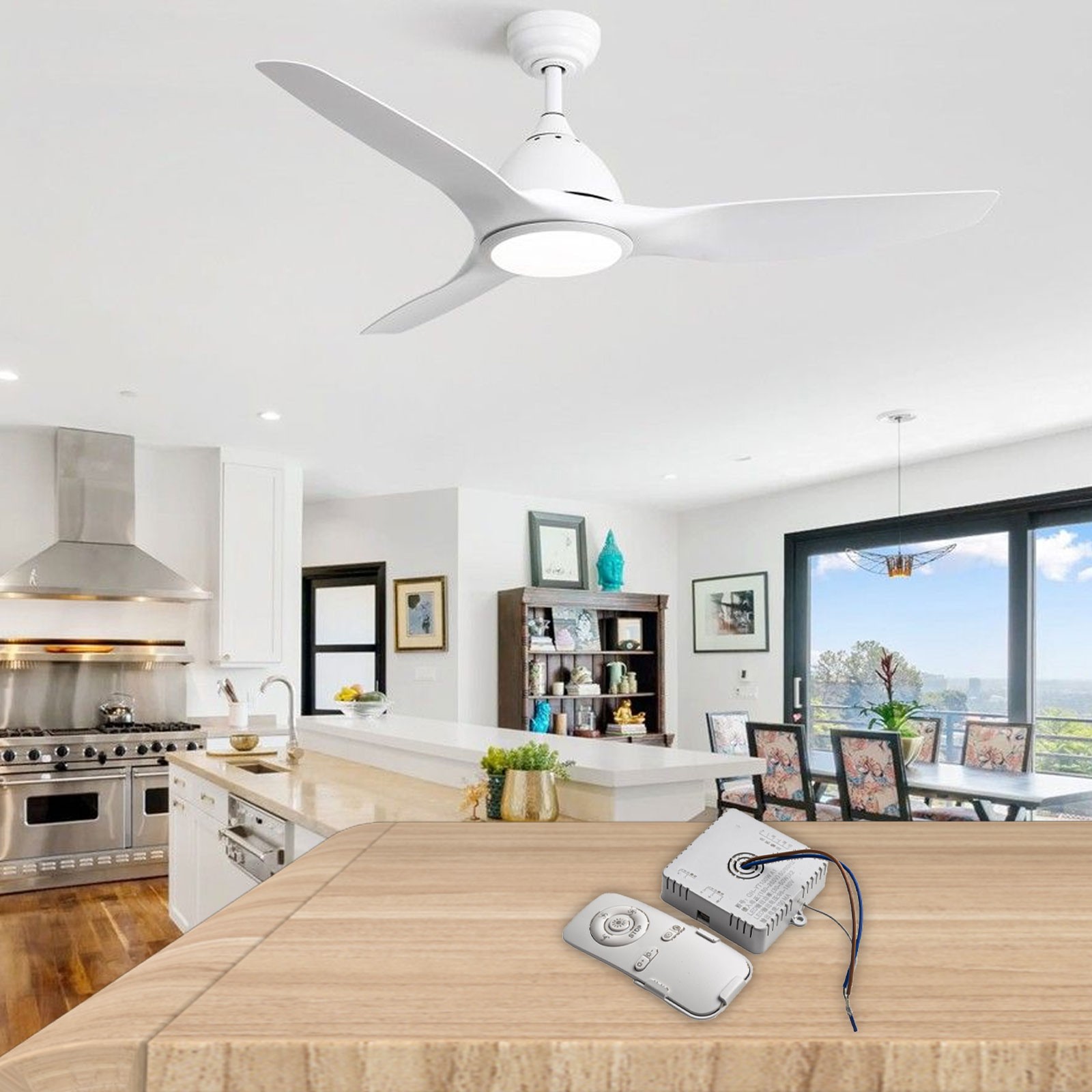 Telecomando Flessibile Uscita Potenza per Ventilatore Luminosità Luce Personalizzazione - Foto 31 di 39