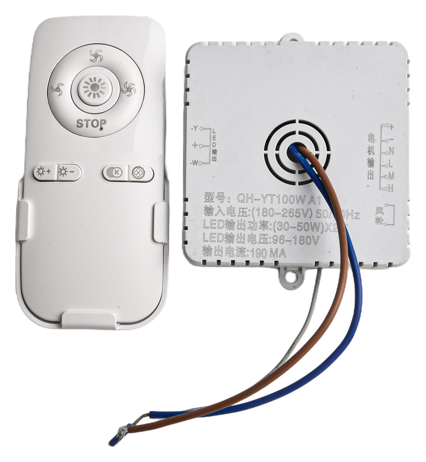 Mando a distancia para ventilador de techo con condensador de accionamiento incorporado 100W - Imagen 4 de 28