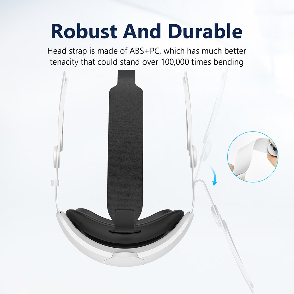 Ergonomisches Ersatz-Kopfband für verbessertes VR-Erlebnis für Quest 3S - Zdjęcie 2 z 7