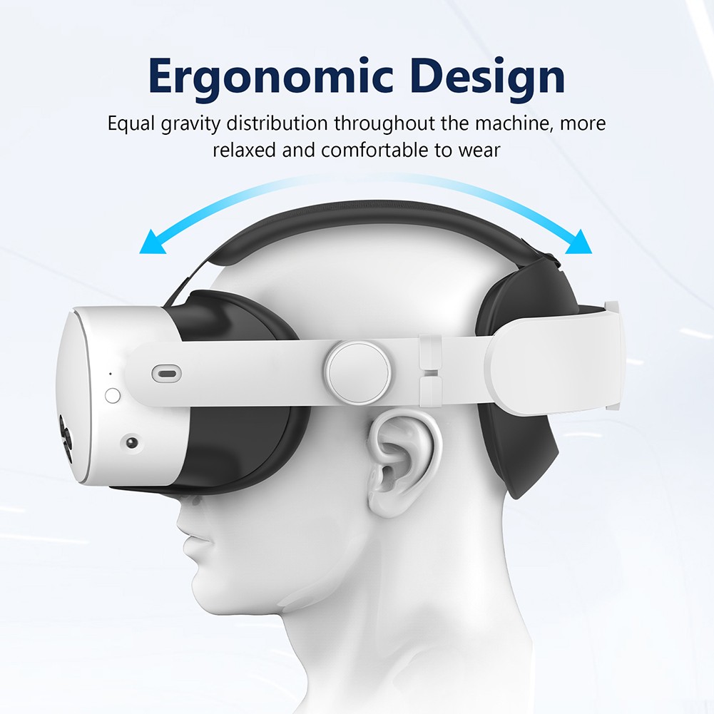 Ergonomisches Ersatz-Kopfband für verbessertes VR-Erlebnis für Quest 3S - Zdjęcie 5 z 7