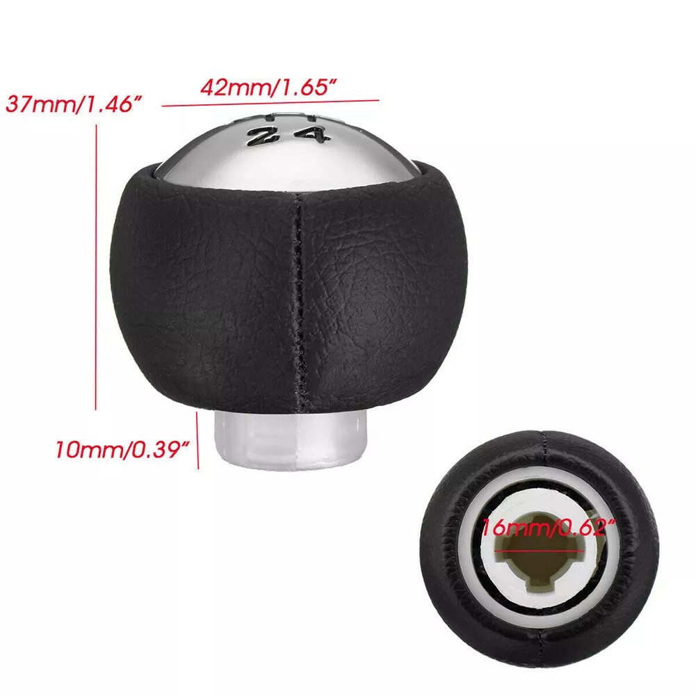 Functional and Stylish Black Gear Lever Shift Knob for Car Enthusiasts - Picture 8 of 9