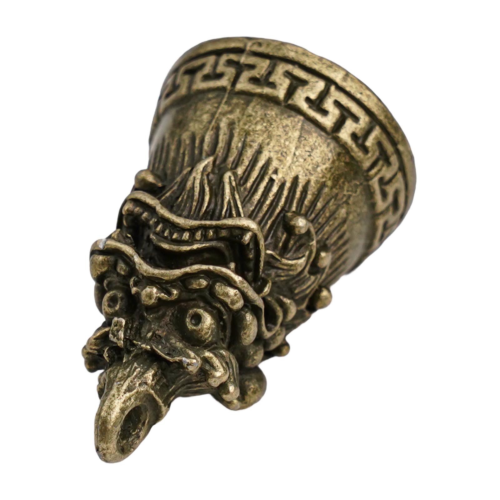 Pendentif fengshui tendance en laiton artisanat porte-cloche clé voiture cadeau créatif