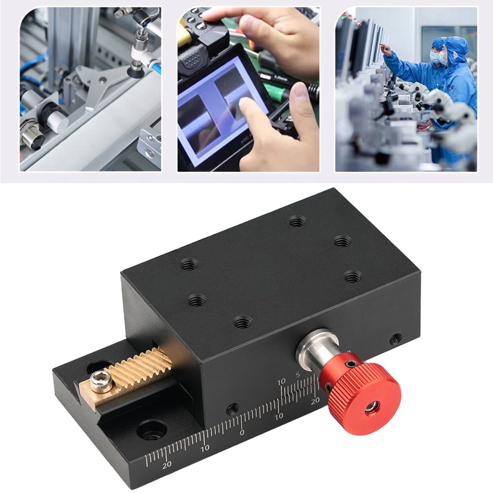 X-Achsen Schwalbenschwanz Schieber 40 Mm | Lineare Präzisionsstufe Aus Aluminiumlegierung