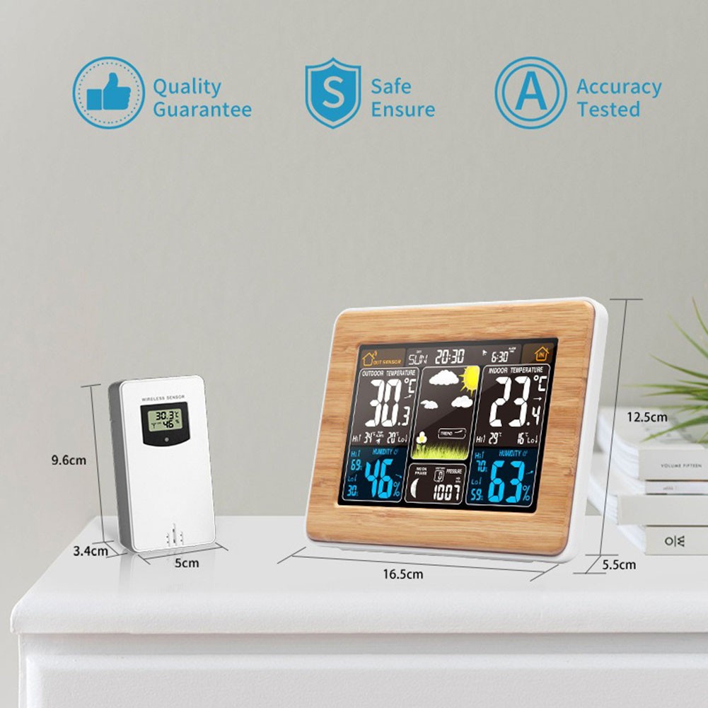 For Home Weather Forecast Clock Color Screen Clock Date And Week Display - Picture 20 of 20