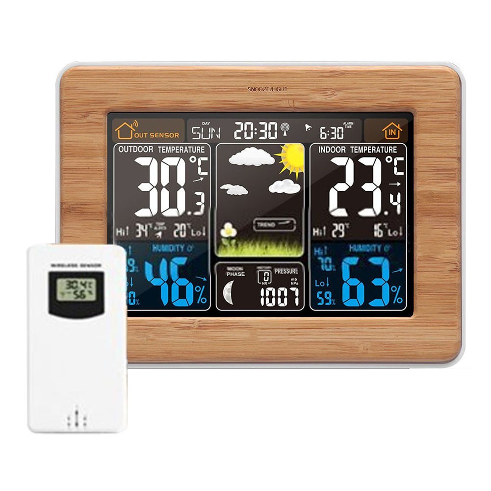 For Home Weather Forecast Clock Color Screen Clock Date And Week Display - Picture 18 of 20
