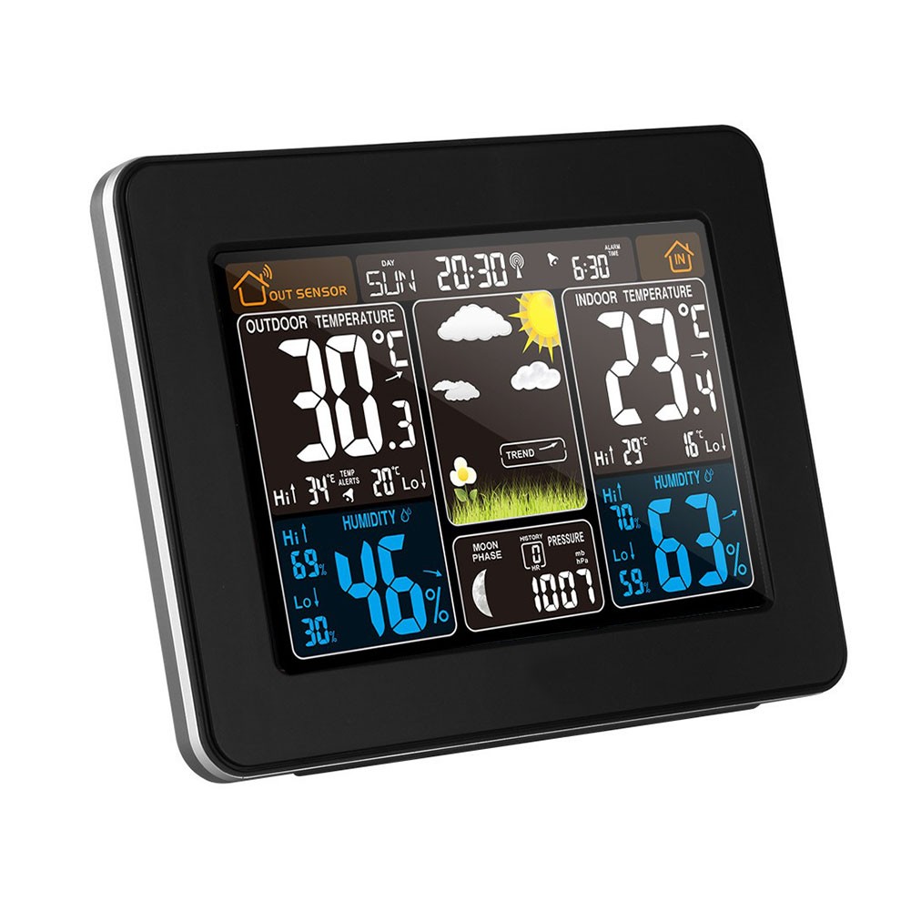 For Home Weather Forecast Clock Color Screen Clock Date And Week Display - Picture 16 of 20