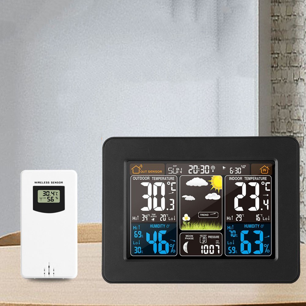 For Home Weather Forecast Clock Color Screen Clock Date And Week Display - Picture 17 of 20
