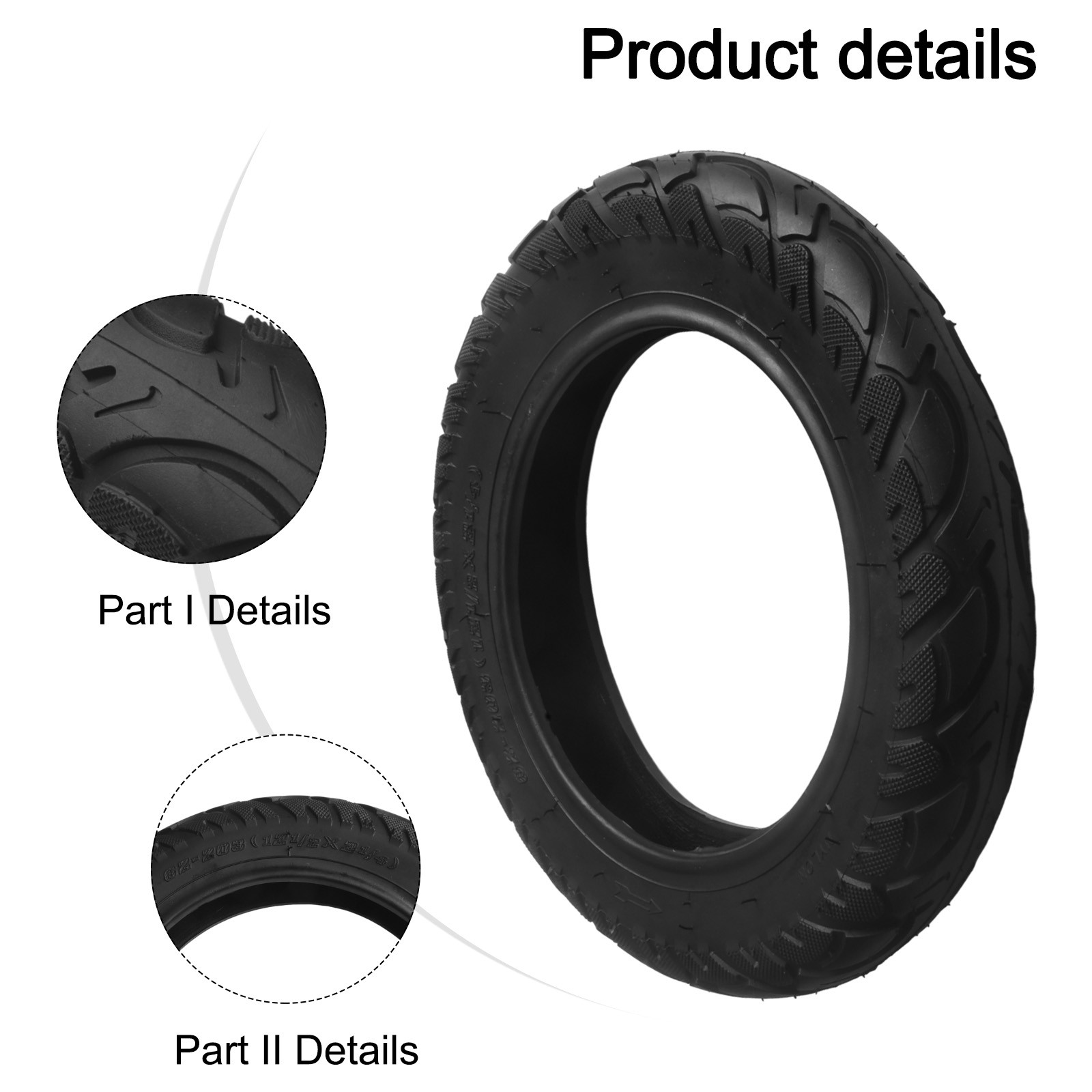 Inner Outer Tire Tube 12-1/2"X 2-1/4" Set For Electric Scooter Replacement Parts - Bild 20 von 40