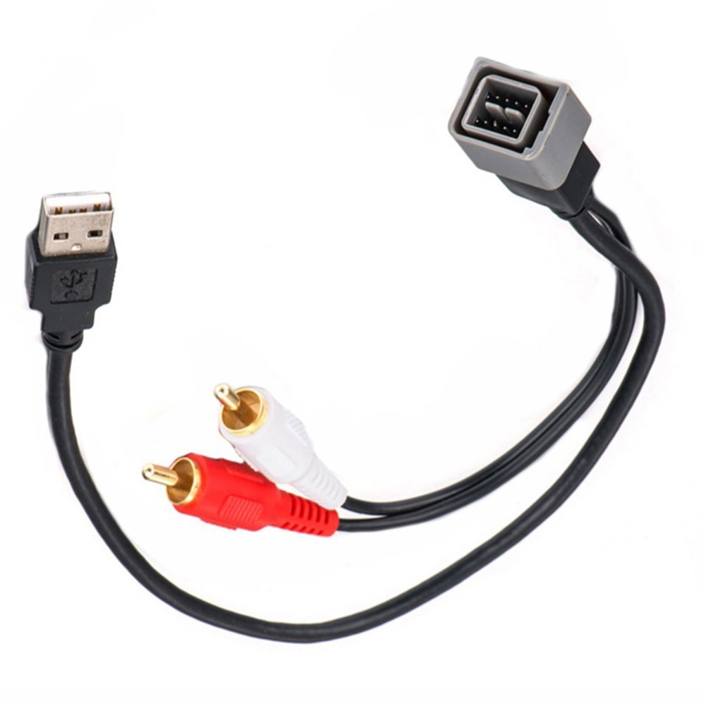 Retain USB AUX Functionality with For Nissan Adapter Cable for Qashqai Micra