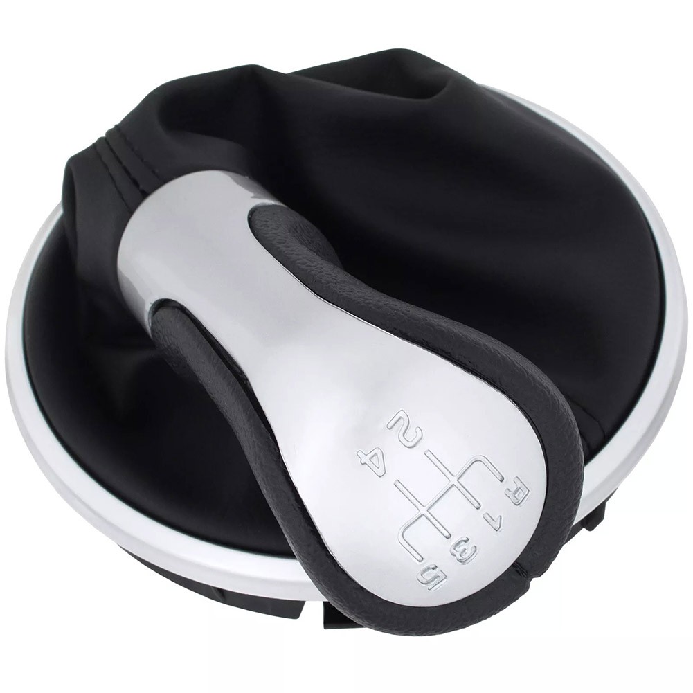 Stylish Gear Knob with Leatherette Cover for Skoda For Fabia MK2 For Roomster - Picture 7 of 10