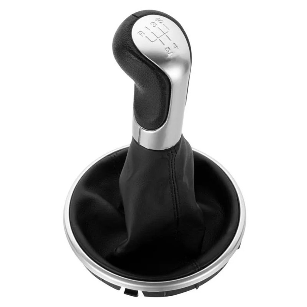 Stylish Gear Knob with Leatherette Cover for Skoda For Fabia MK2 For Roomster