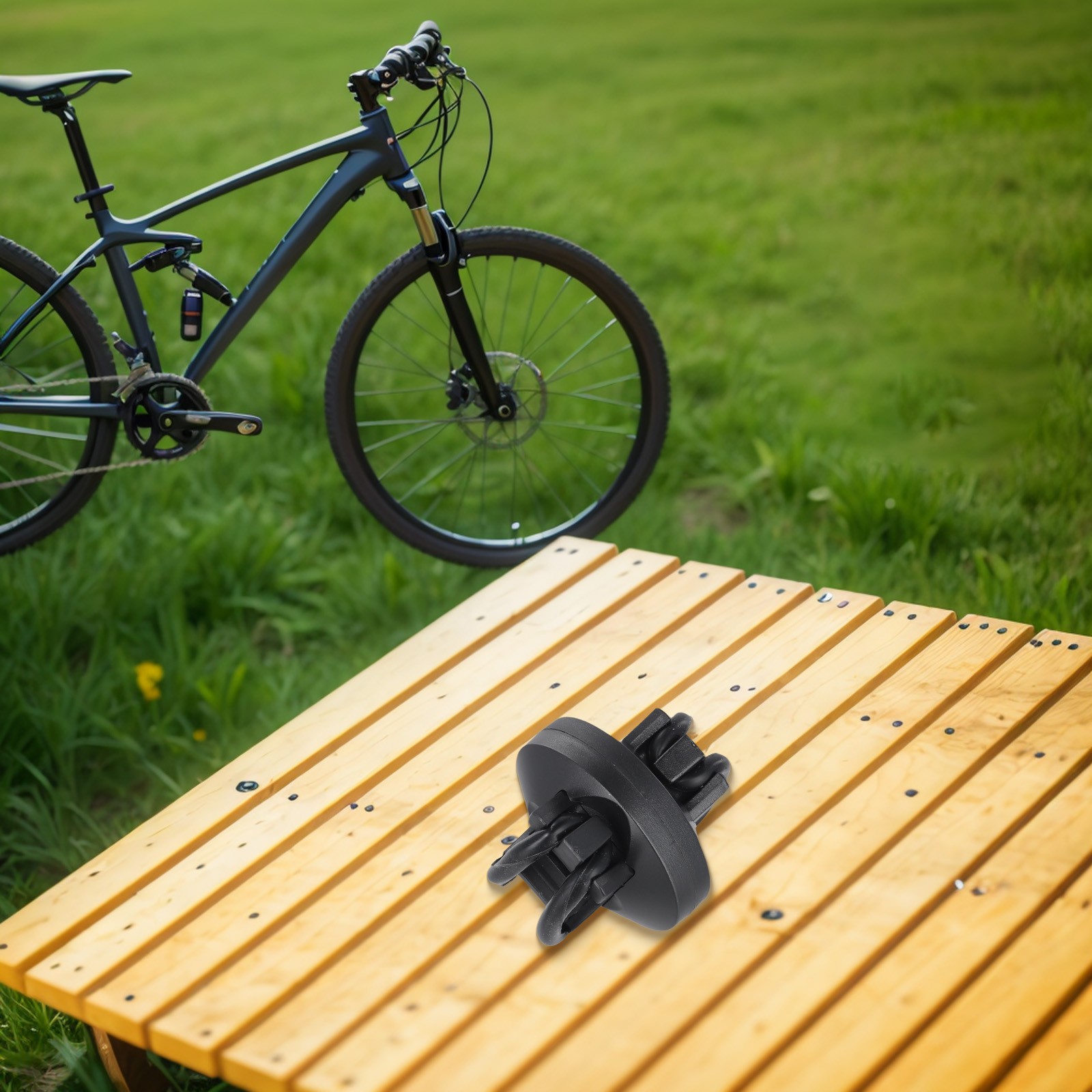Clip Luce Bici Fascia Gel Luce LED Faro Bicicletta Elastico Manubrio - Foto 37 di 46