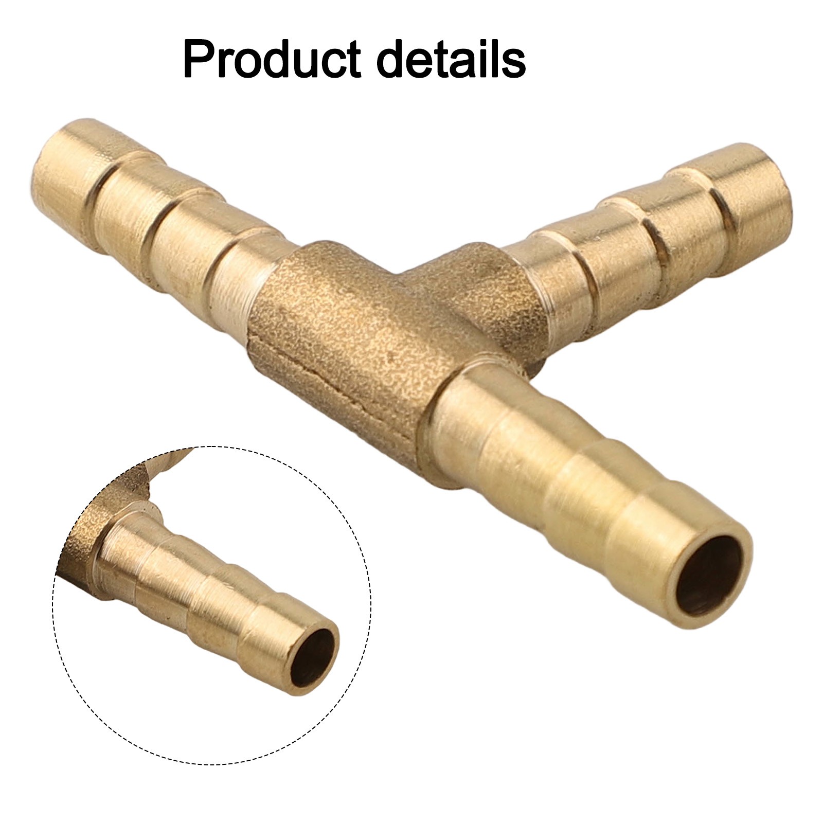 Reliable Brass 3 Way Barbed Tee Splitter Fitting for Various Applications - Picture 13 of 32