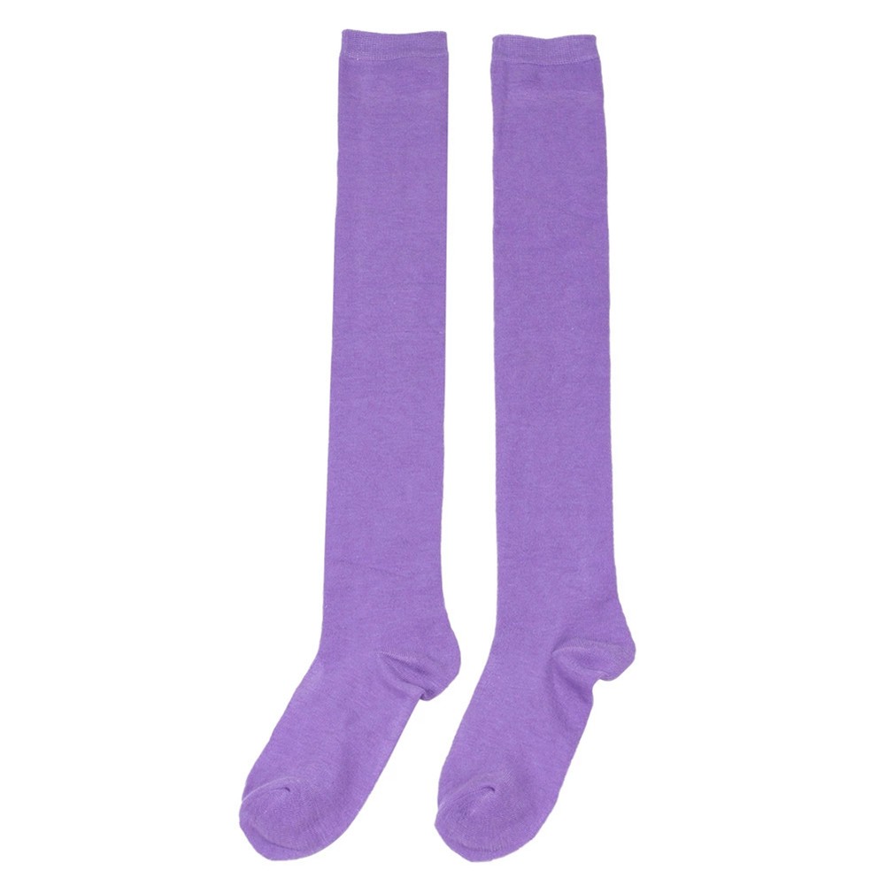 Bas couleur bonbon ajustement confortable chaussettes longues 2024 décorables matiè