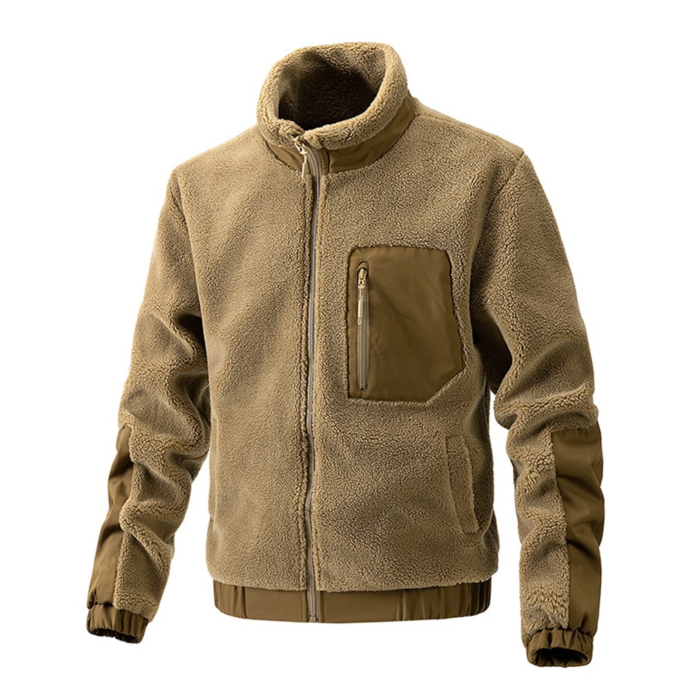 Fleece Outerwear Mens Casual Jacket Casual Outings All Season Use Leisure Wear - Picture 13 of 22