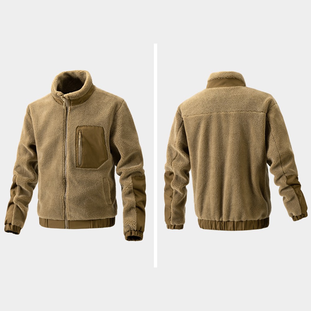 Fleece Outerwear Mens Casual Jacket Casual Outings All Season Use Leisure Wear - Picture 14 of 22