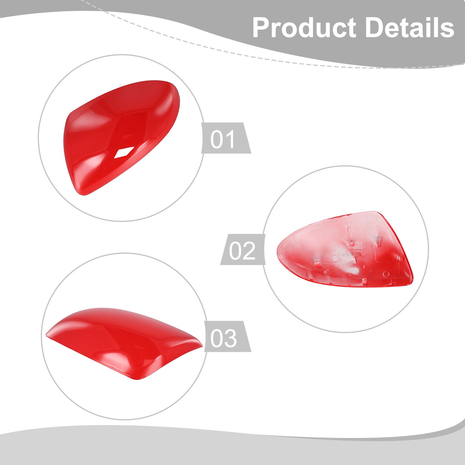 Convenient Installation Left Driver Right Passenger Side Mirror Cap Cover Shell - Picture 31 of 41
