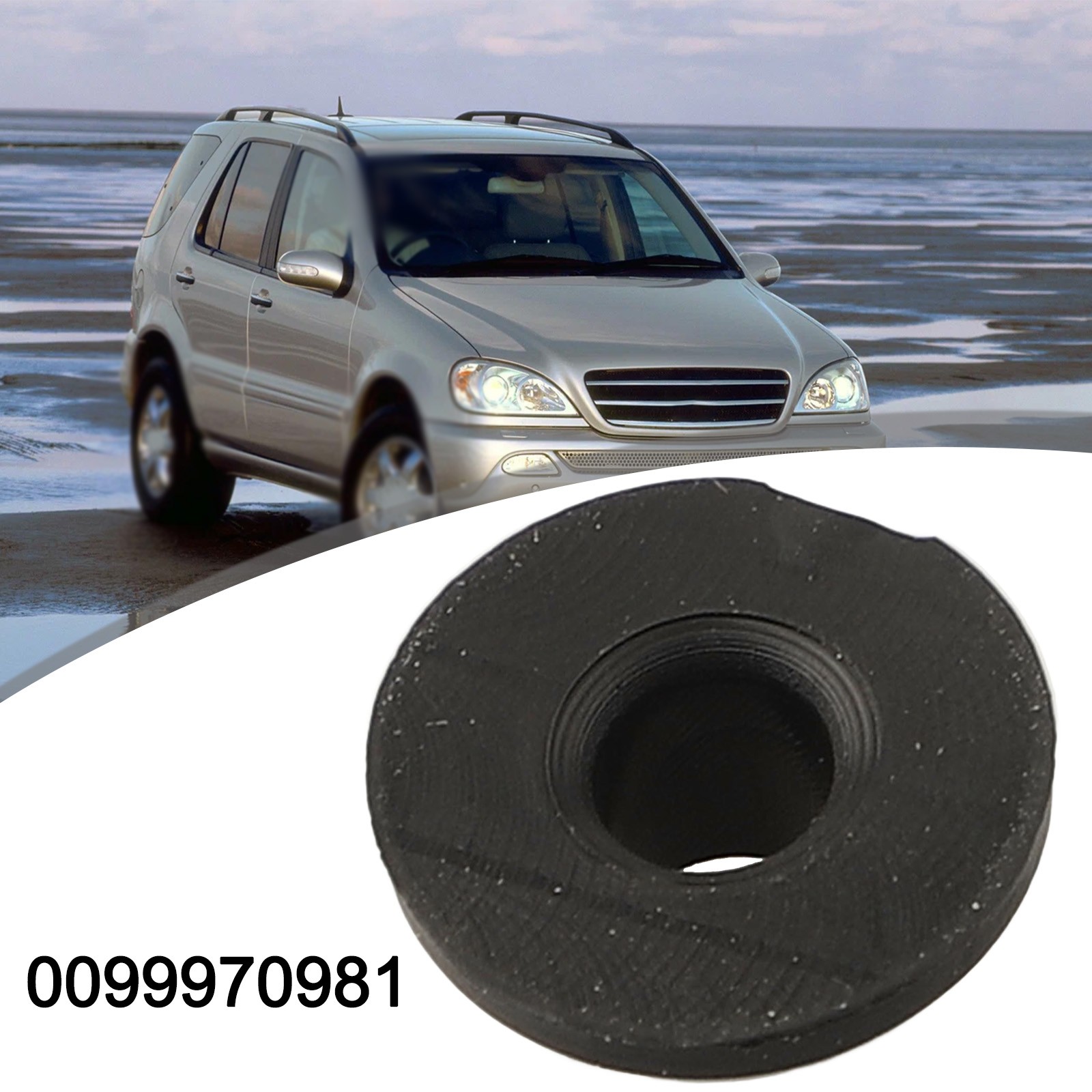 0099970981 M-Class Washer Reservoir Car Maintenance Wear-resistant Black Color - Picture 8 of 15